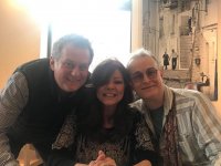 Thank you Peter Ries 05.03.2018 (Peter Ries, Sandra, Wolfram de Marco)